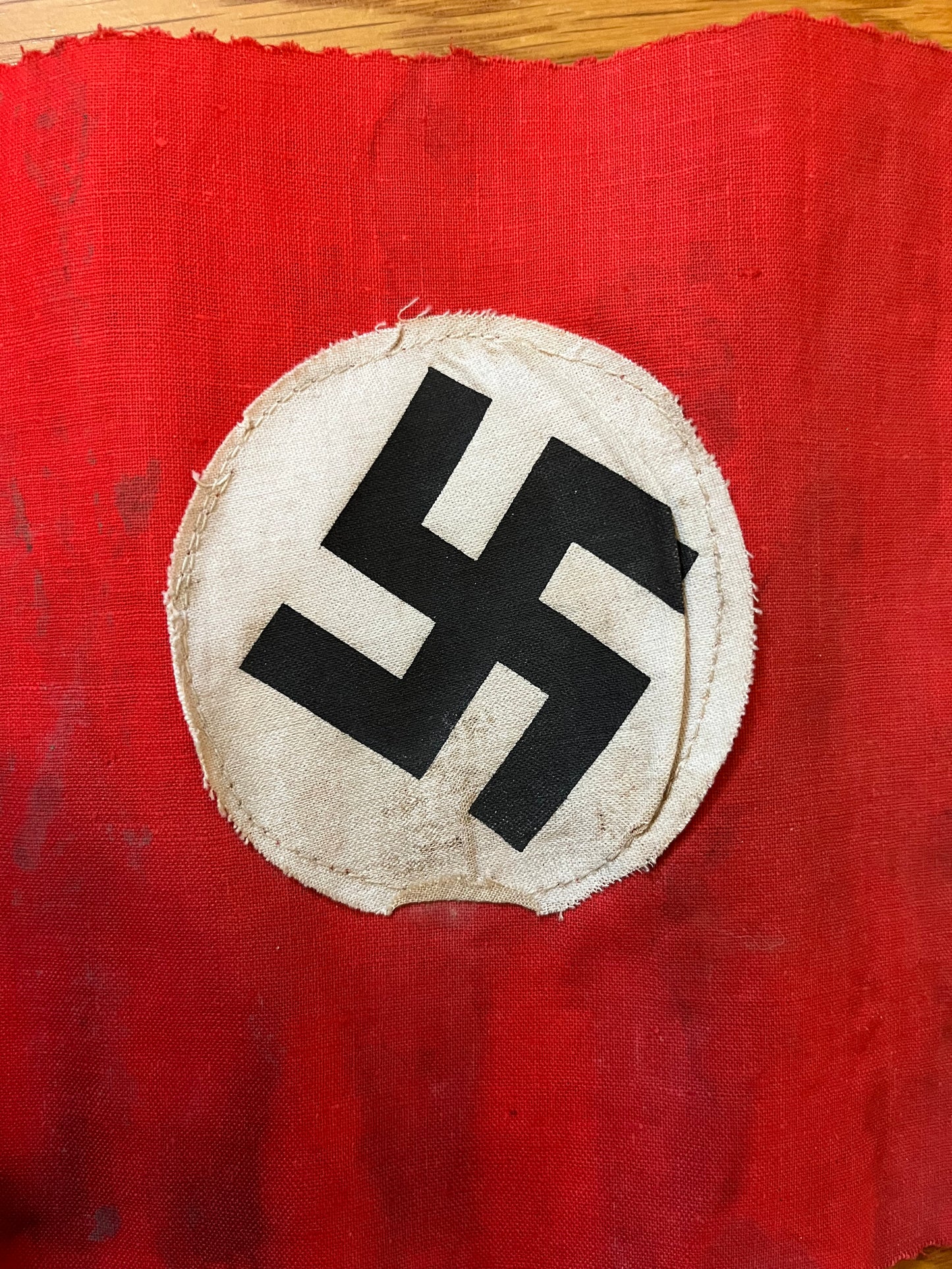 WW2 German NSDAP "Cloth" Parade / Rally Spectator Flag