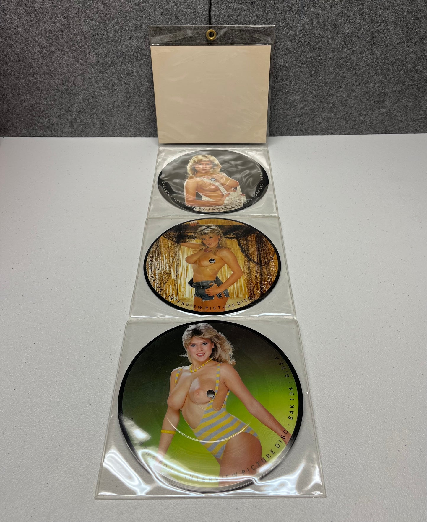 Samantha Fox - 7 Inch Vinyl Picture Disc Set of 3 / UK Import / RARE ADULT