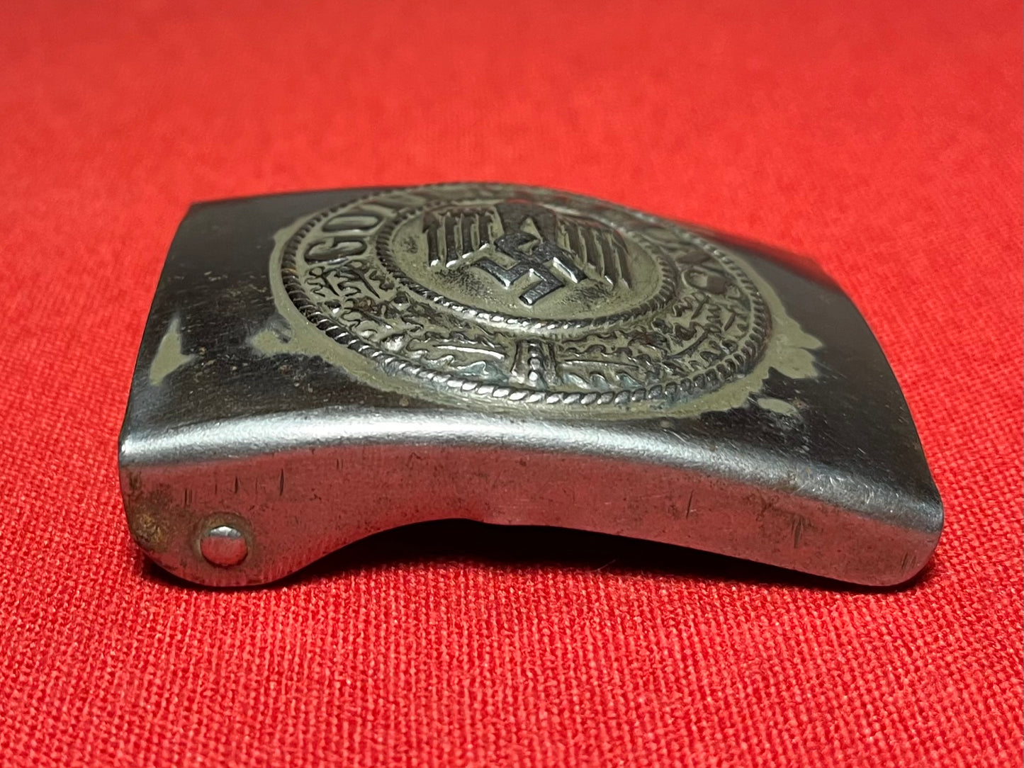 Authentic WW2 German "Heer" Army Belt Buckle Marked IKA 41