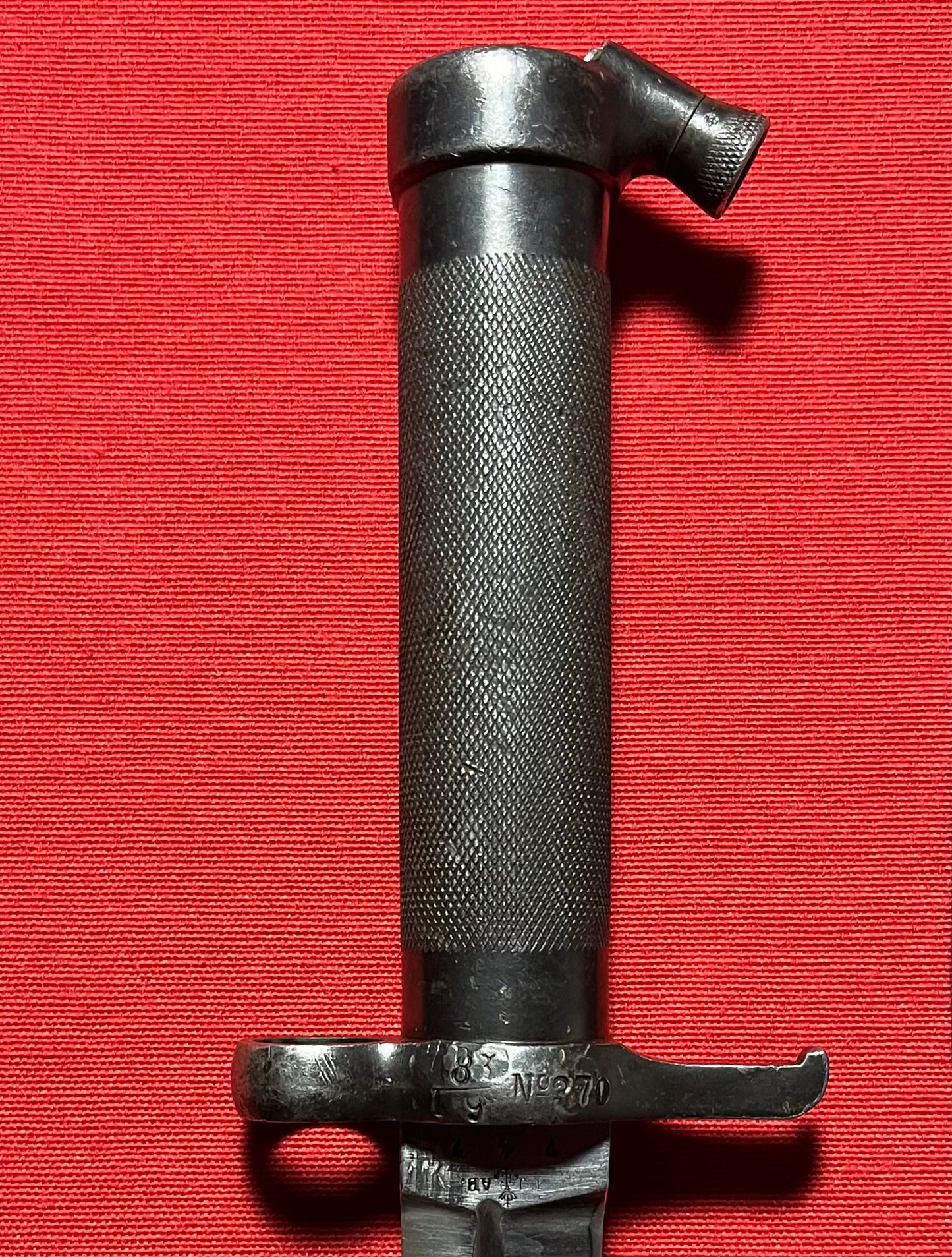 WW1 Era M1896 Swedish Mauser Bayonet Unit & Regiment Marked with Frog