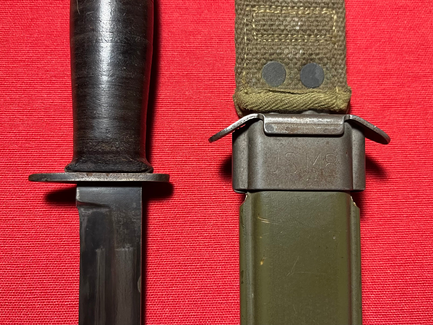 WW2 U.S. M3 Fighting Knife by Aerial with M8 Scabbard