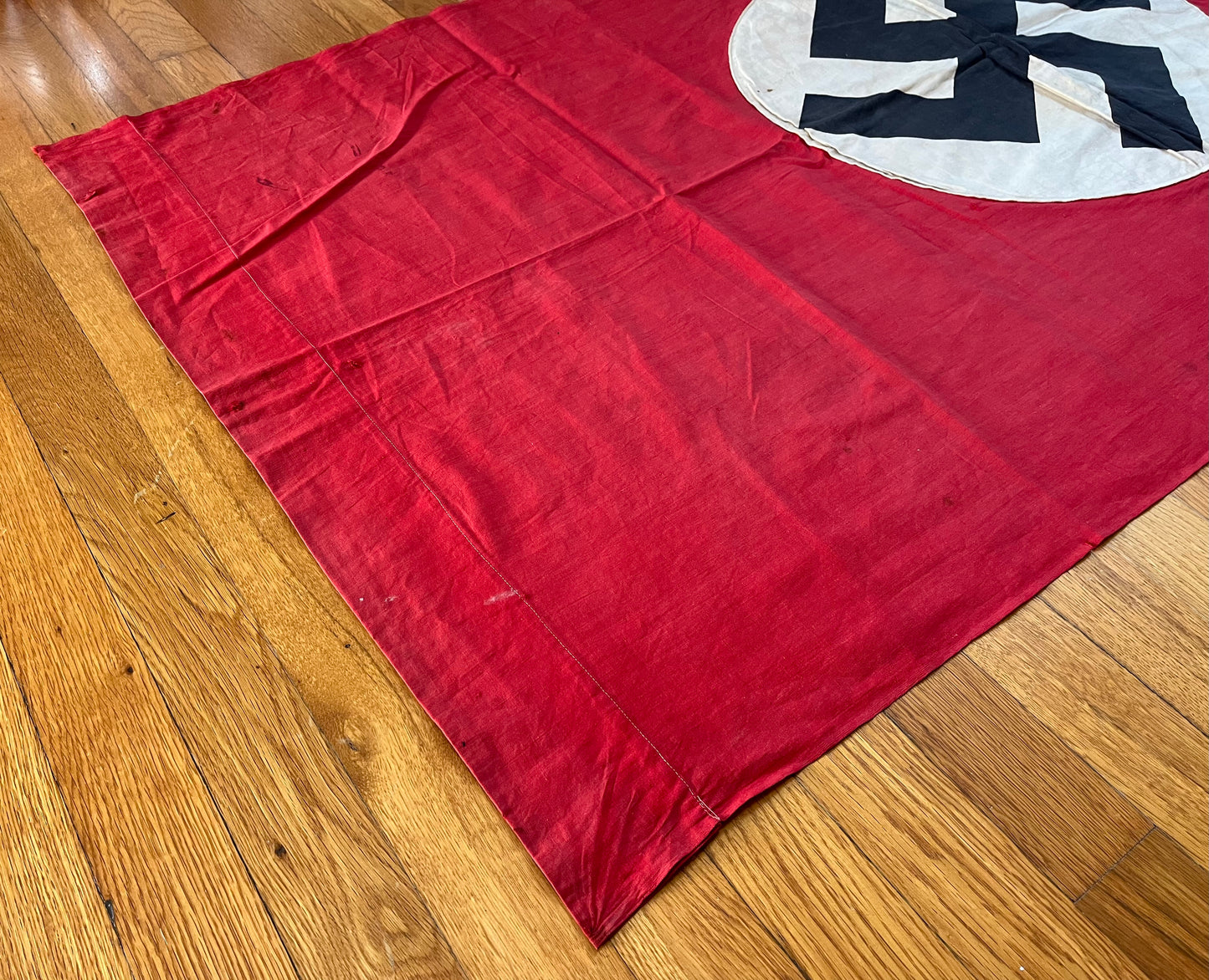 Original WW2 German Flag Banner Type (Large) Double Sided 4 FT 9 IN