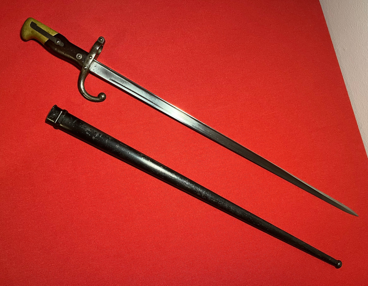 M1874 French Gras Bayonet with Matching Numbers Dated 1881