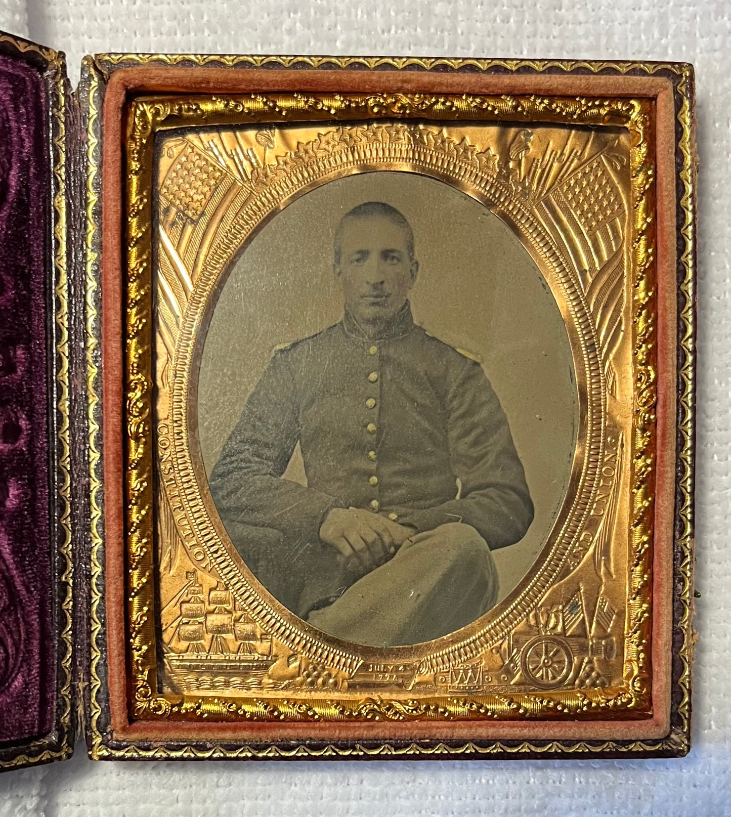 Civil War Soldier Image (Identified) William Church / Co. K 8th Massachusetts