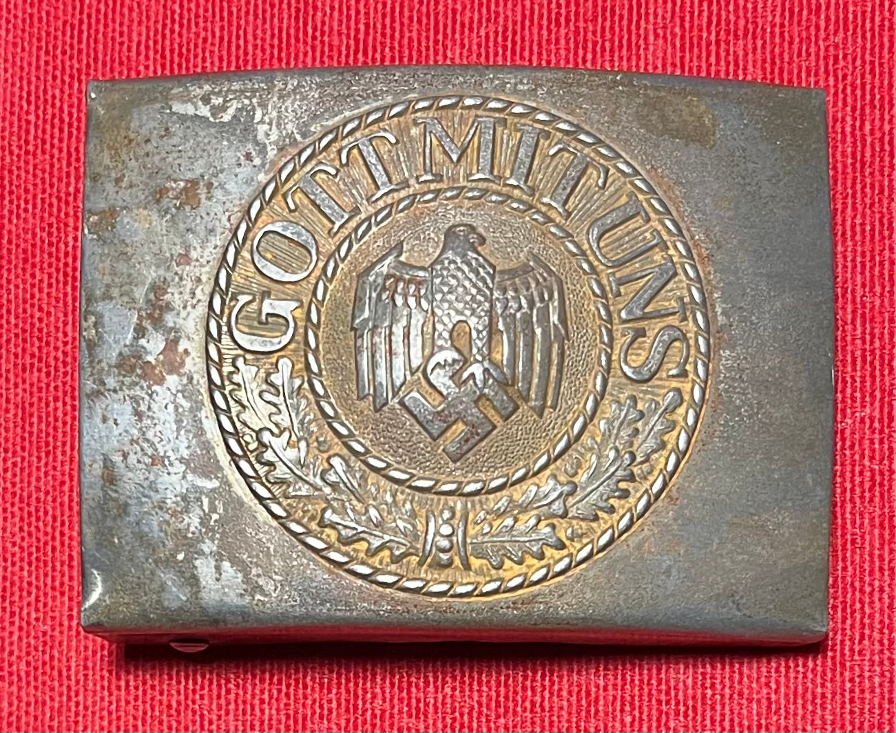 WW2 German "Heer" Army Belt Buckle Marked J.F.S Josef Feix & Söhne