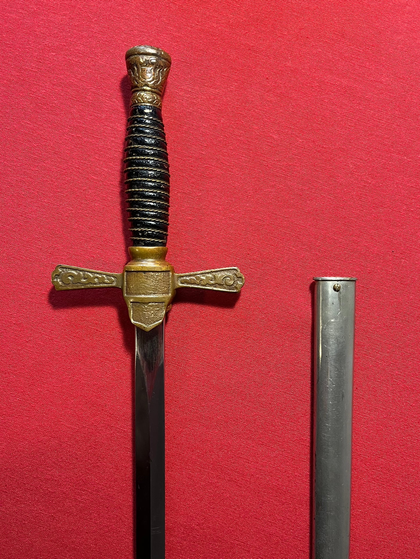 U.S. 1880's Cadet Sword & Scabbard / Indian War Era