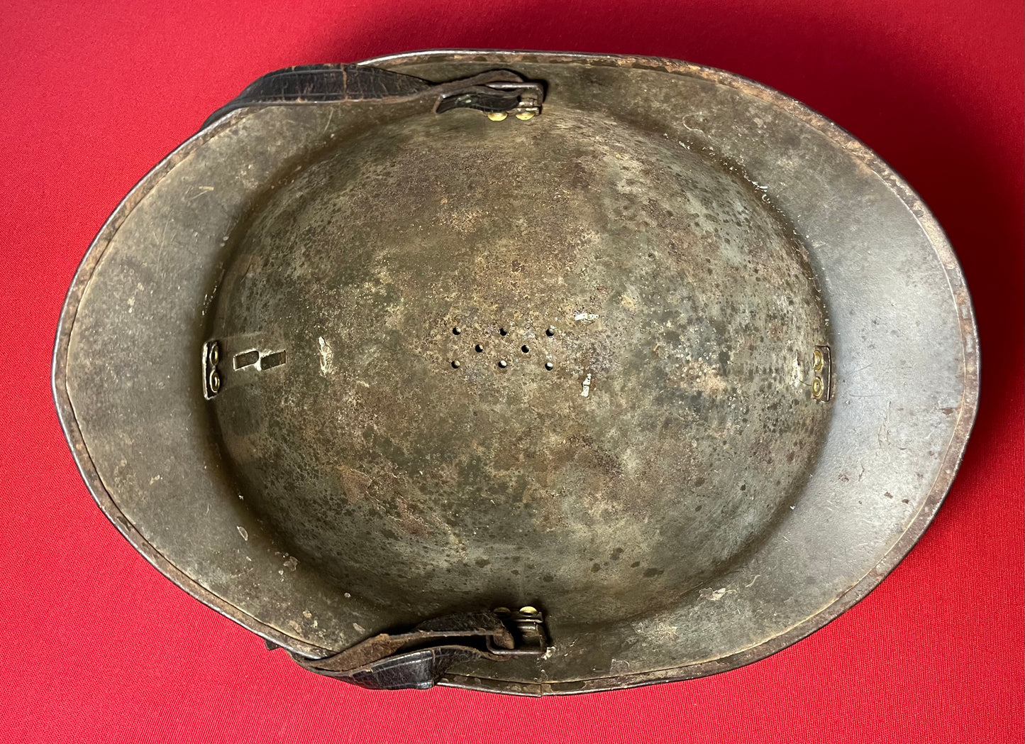 Original WWII French M1926 Adrian Engineer Helmet