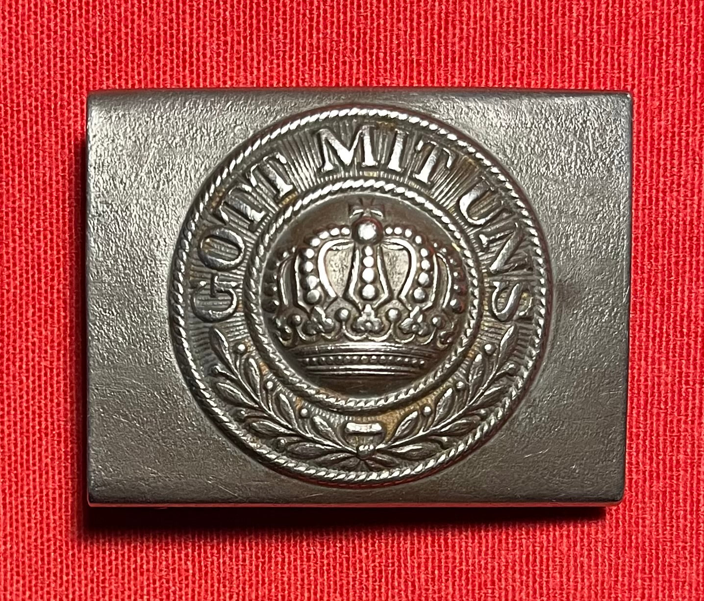 Authentic WWI German Prussian Belt Buckle "Gott Mit Uns" God Is With Us