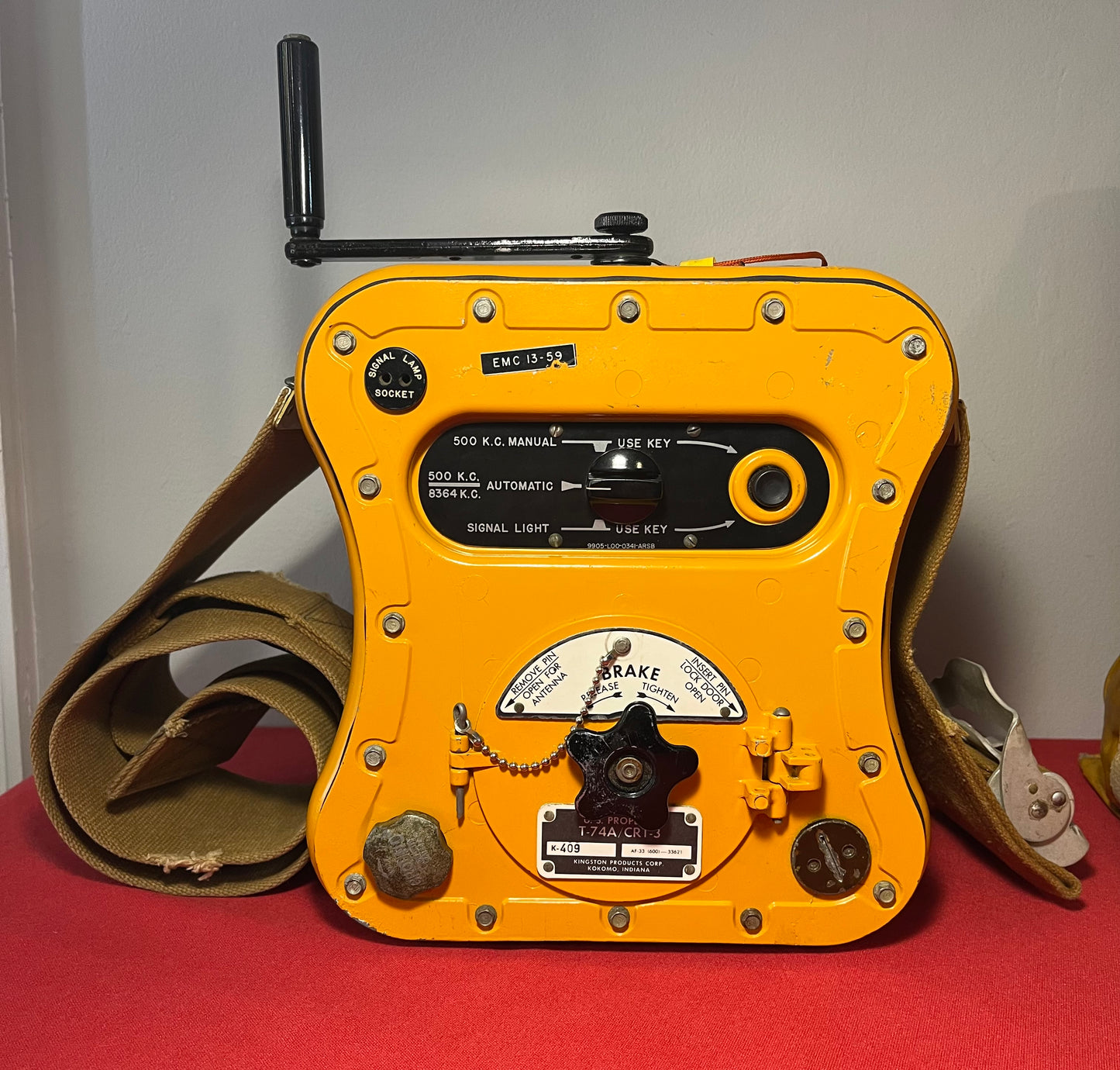 WW2 U.S Army Air Force USAAF “Gibson Girl” SCR-578 Survival Radio Transmitter Set