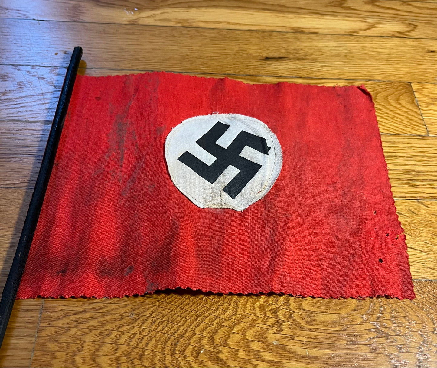 WW2 German NSDAP "Cloth" Parade / Rally Spectator Flag