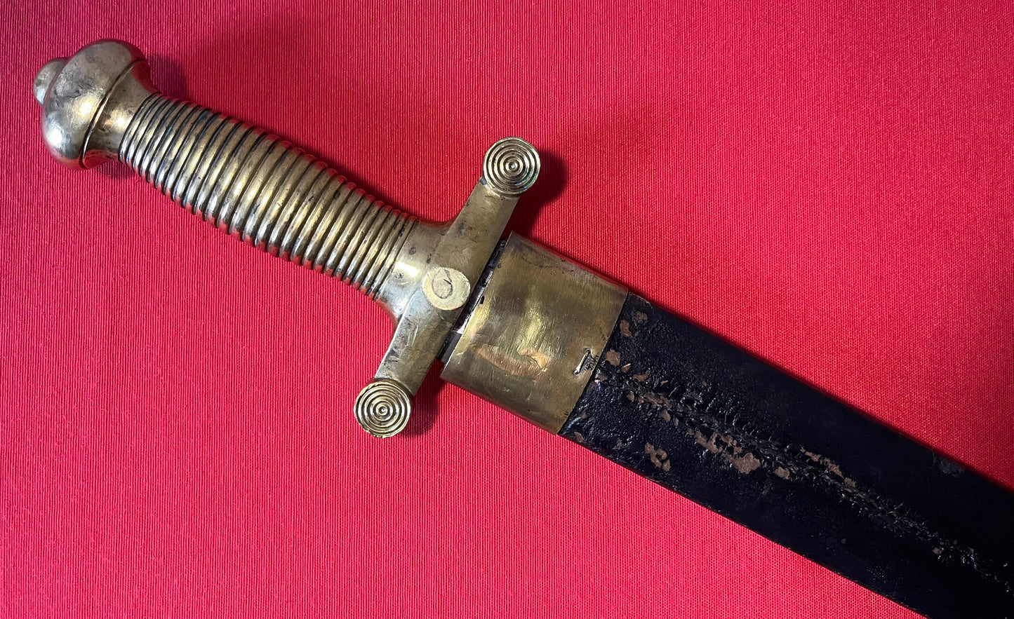 M1831 French Artillery Short Sword & Scabbard / Civil War Era