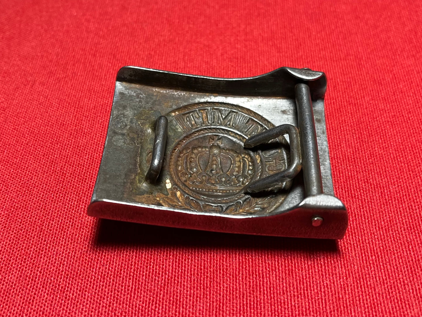 Authentic WWI German Prussian Belt Buckle "Gott Mit Uns" God Is With Us