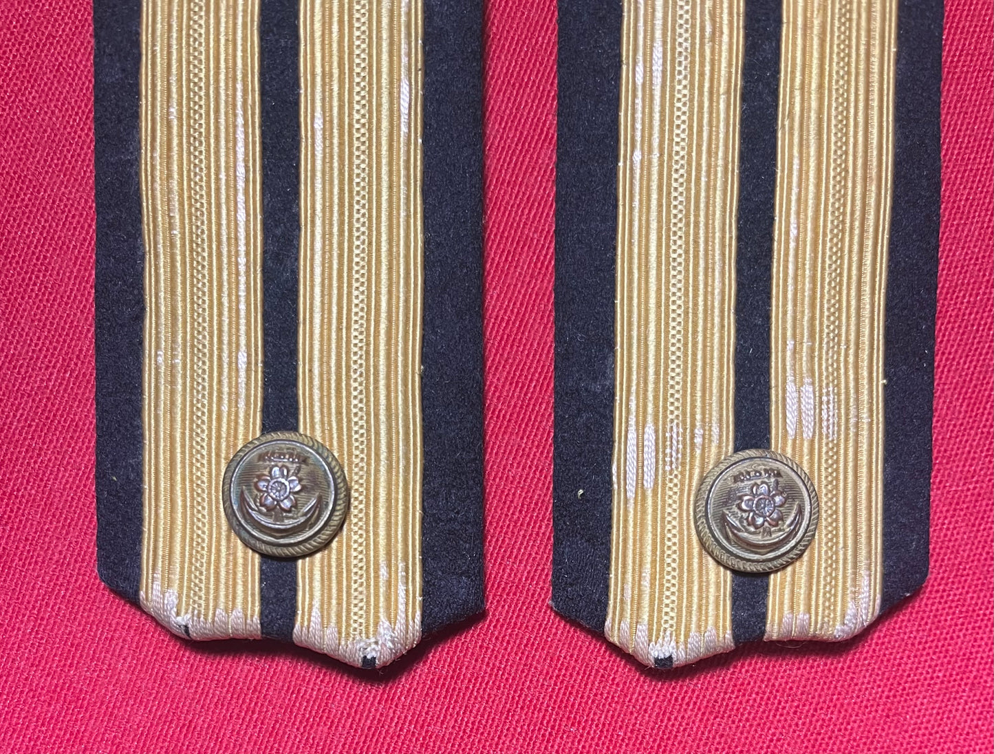 Authentic WW2 Japanese Navy Shoulder Board Pair