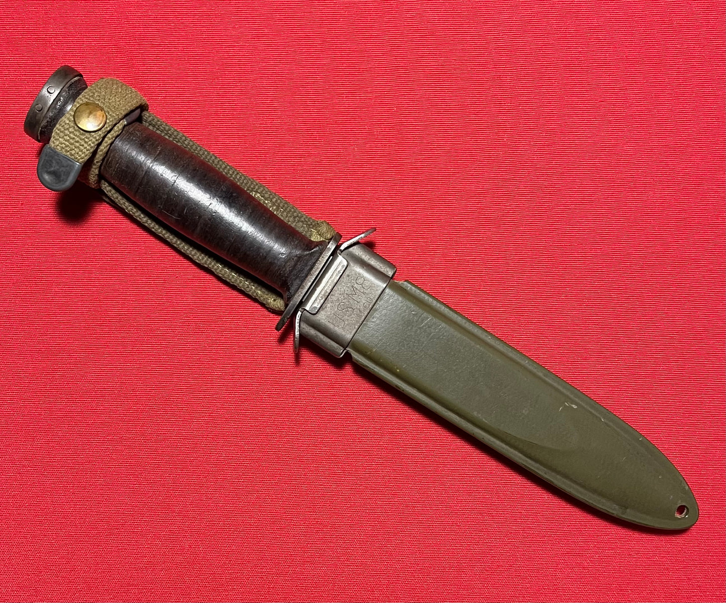 WW2 U.S. M3 Fighting Knife by Aerial with M8 Scabbard