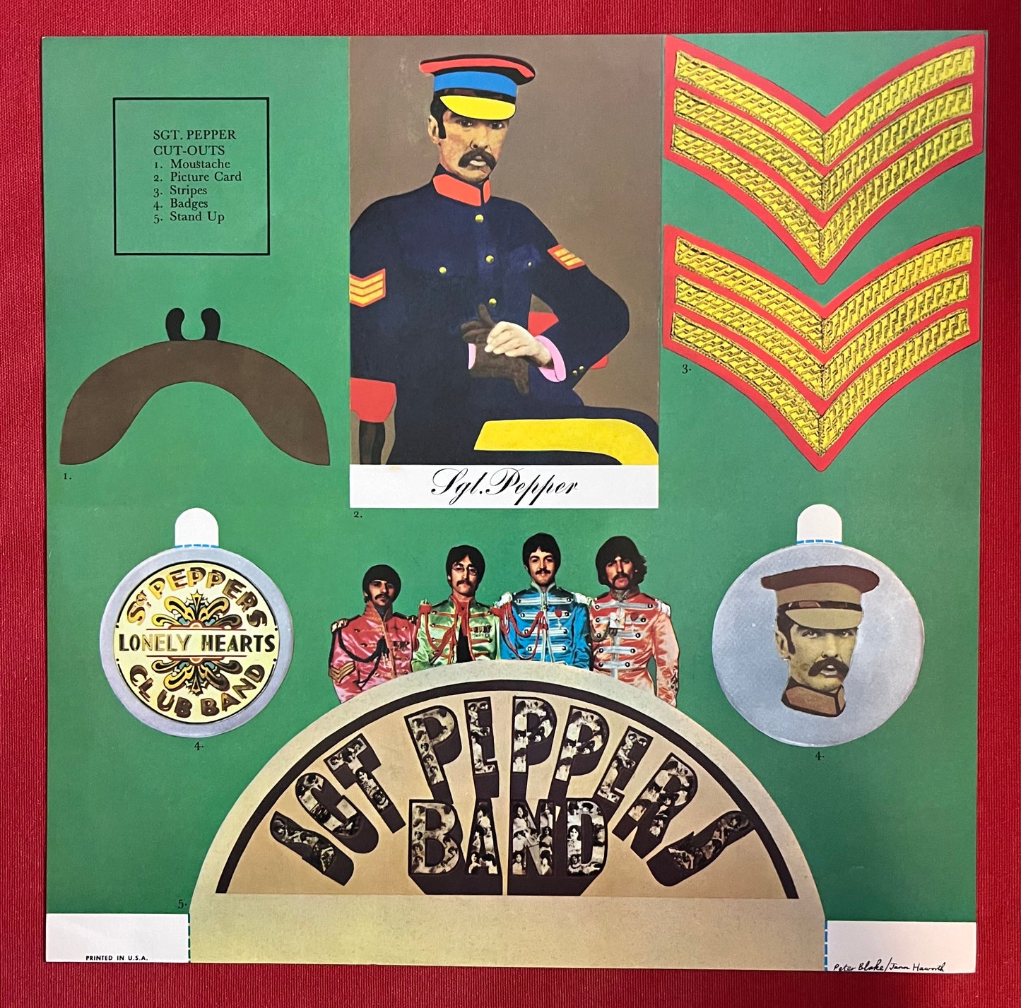 The Beatles- Sgt. Pepper’s Lonely Hearts Club Band / Vinyl Record LP / OG Stereo 2653