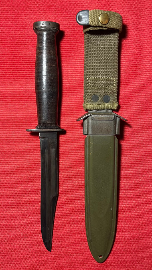 WW2 U.S. M3 Fighting Knife by Aerial with M8 Scabbard