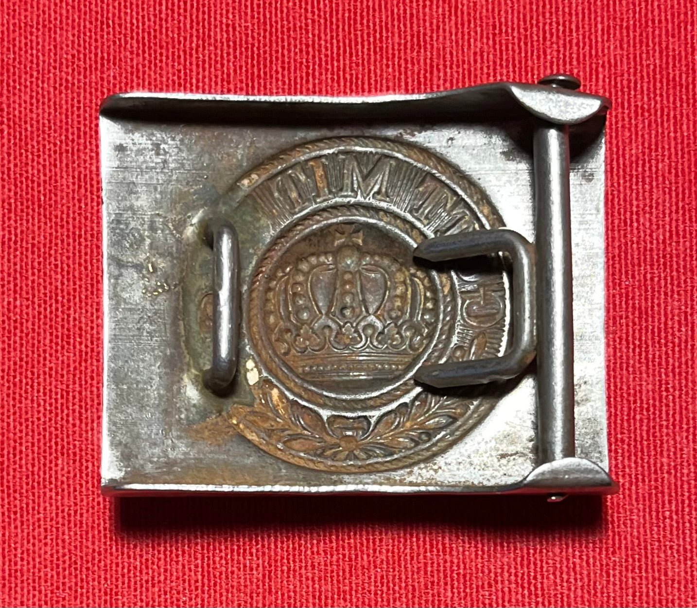 Authentic WWI German Prussian Belt Buckle "Gott Mit Uns" God Is With Us