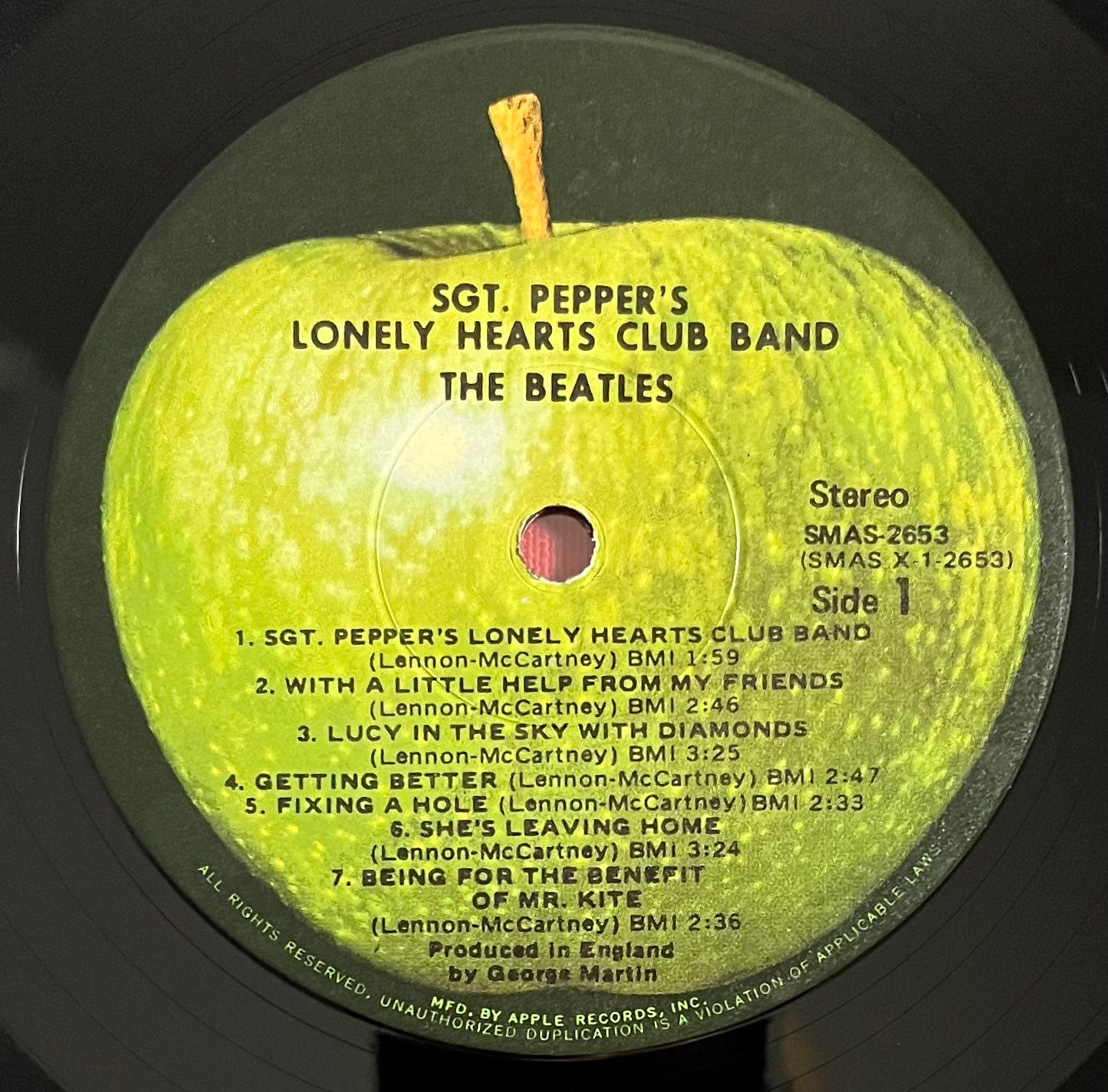 The Beatles- Sgt. Pepper’s Lonely Hearts Club Band / Vinyl Record LP / OG Stereo 2653