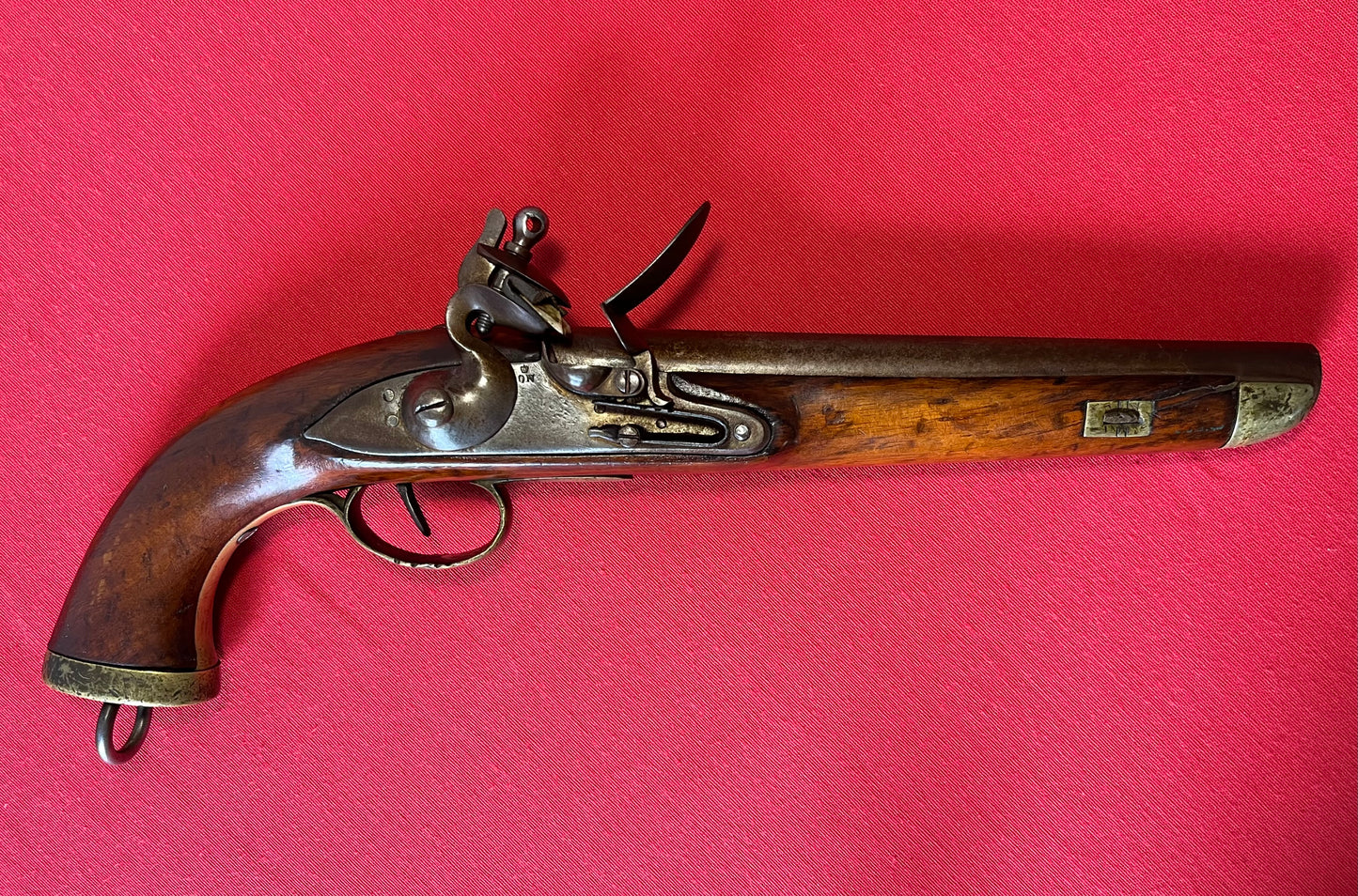 DUTCH Delft Nederlandse Antique FLINTLOCK Pistol .70 Caliber Naval Pistol