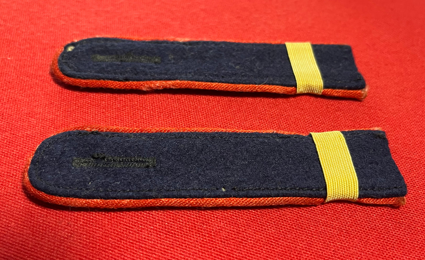 WW2 German Reichsbahn “Railroad” Officers Uniform Shoulder Boards / Authentic