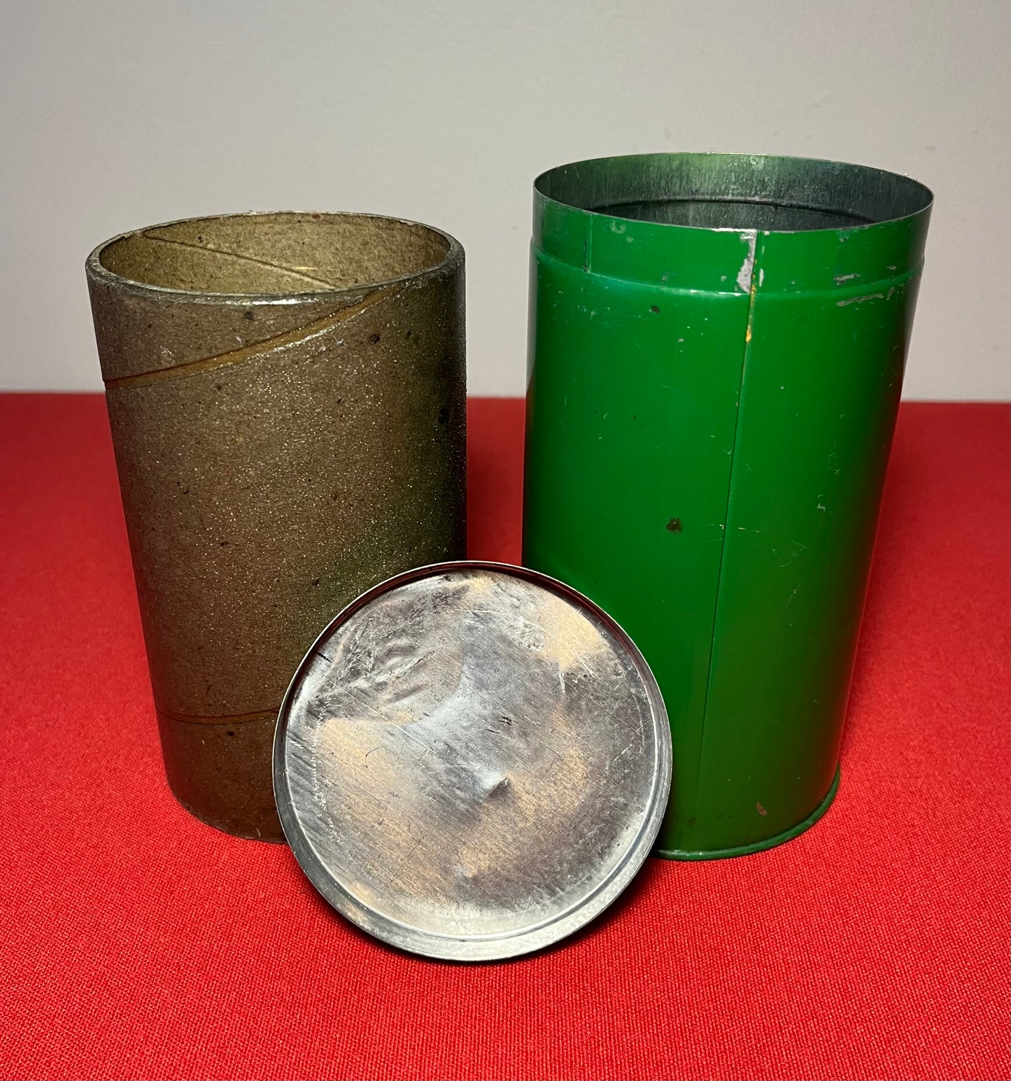 WW2 British RAF Incendiary Fuze No42 MK1V Storage Container W/ Insert (Empty)