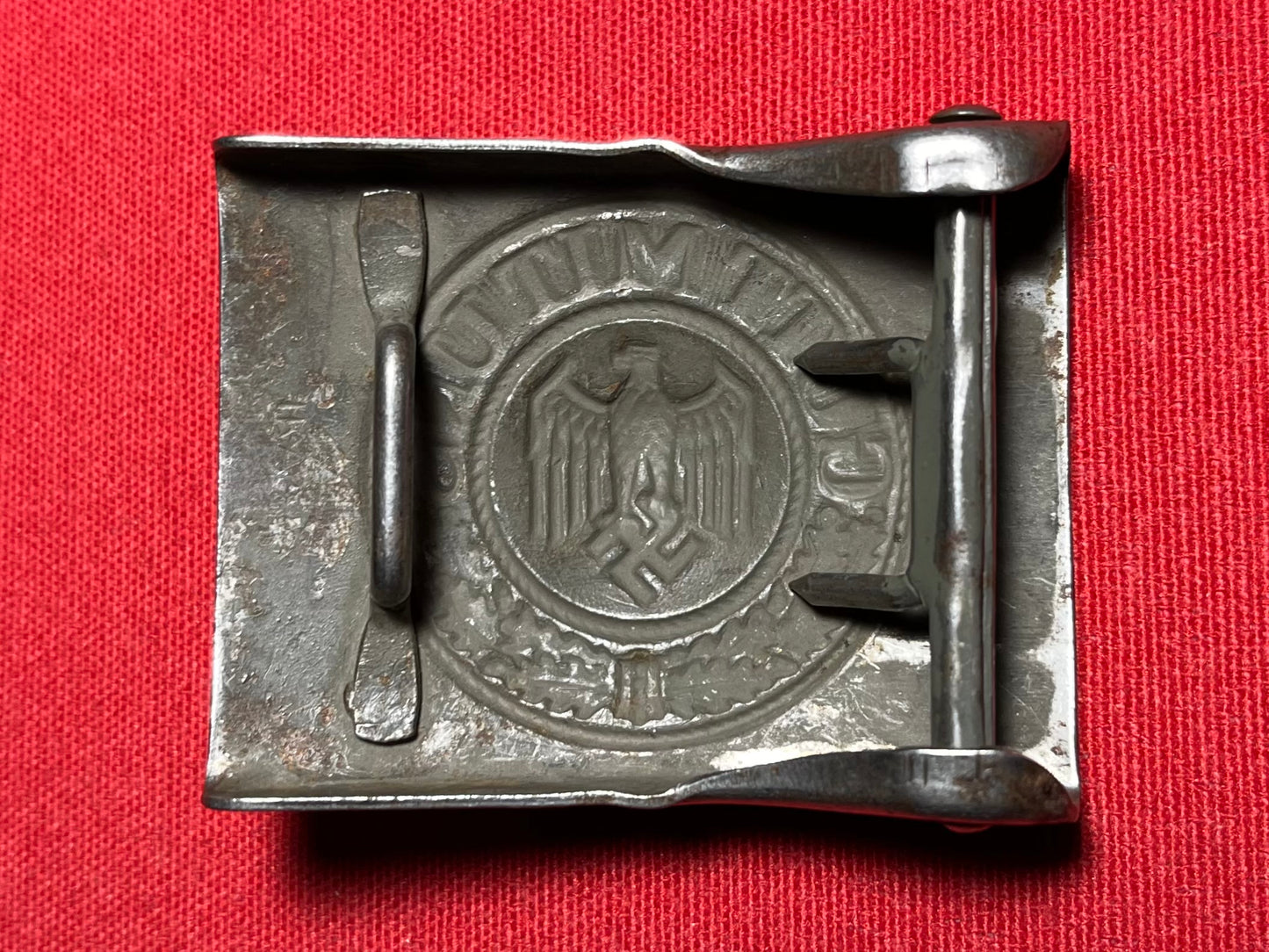 Authentic WW2 German "Heer" Army Belt Buckle Marked IKA 41