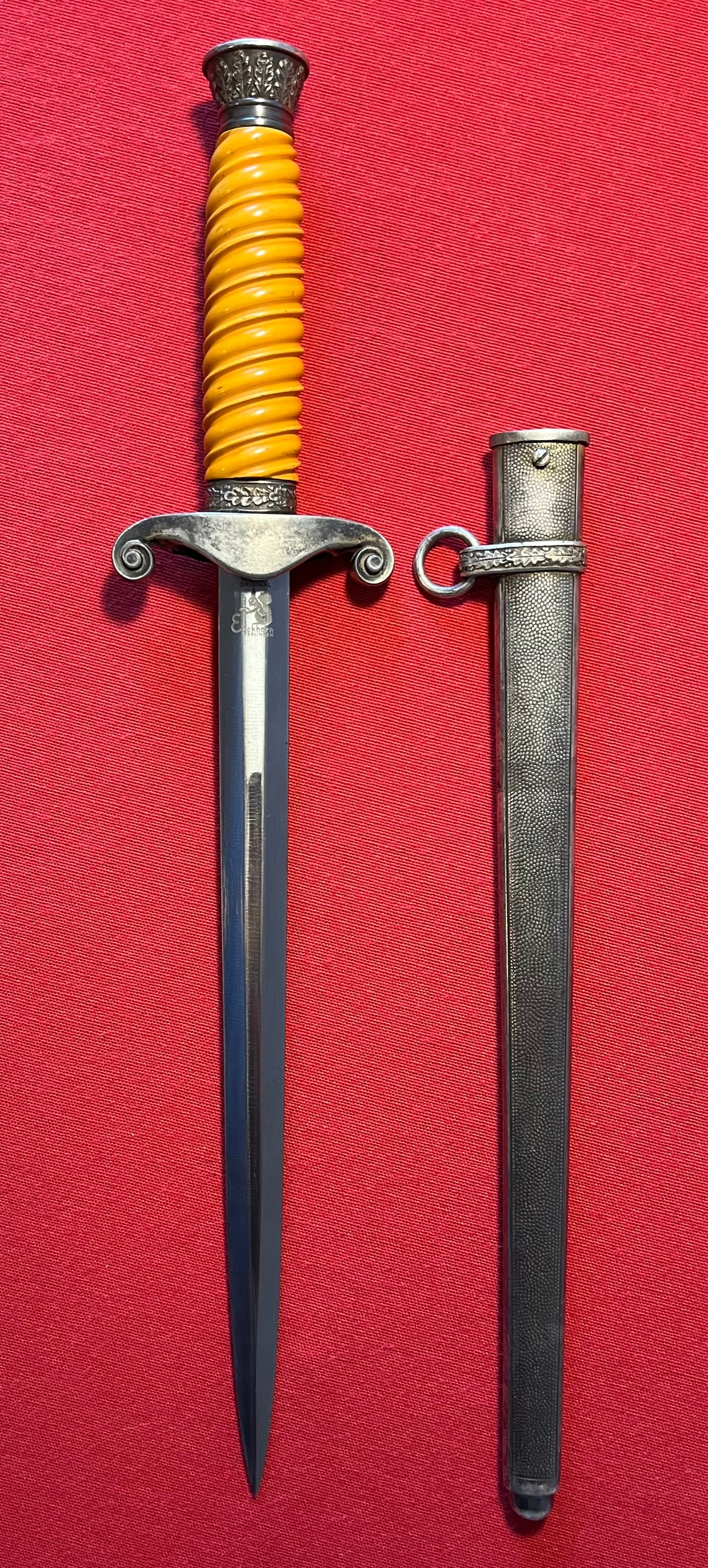 Original WWII German Army (Heer) Officer’s Dagger by Carl Eickhorn