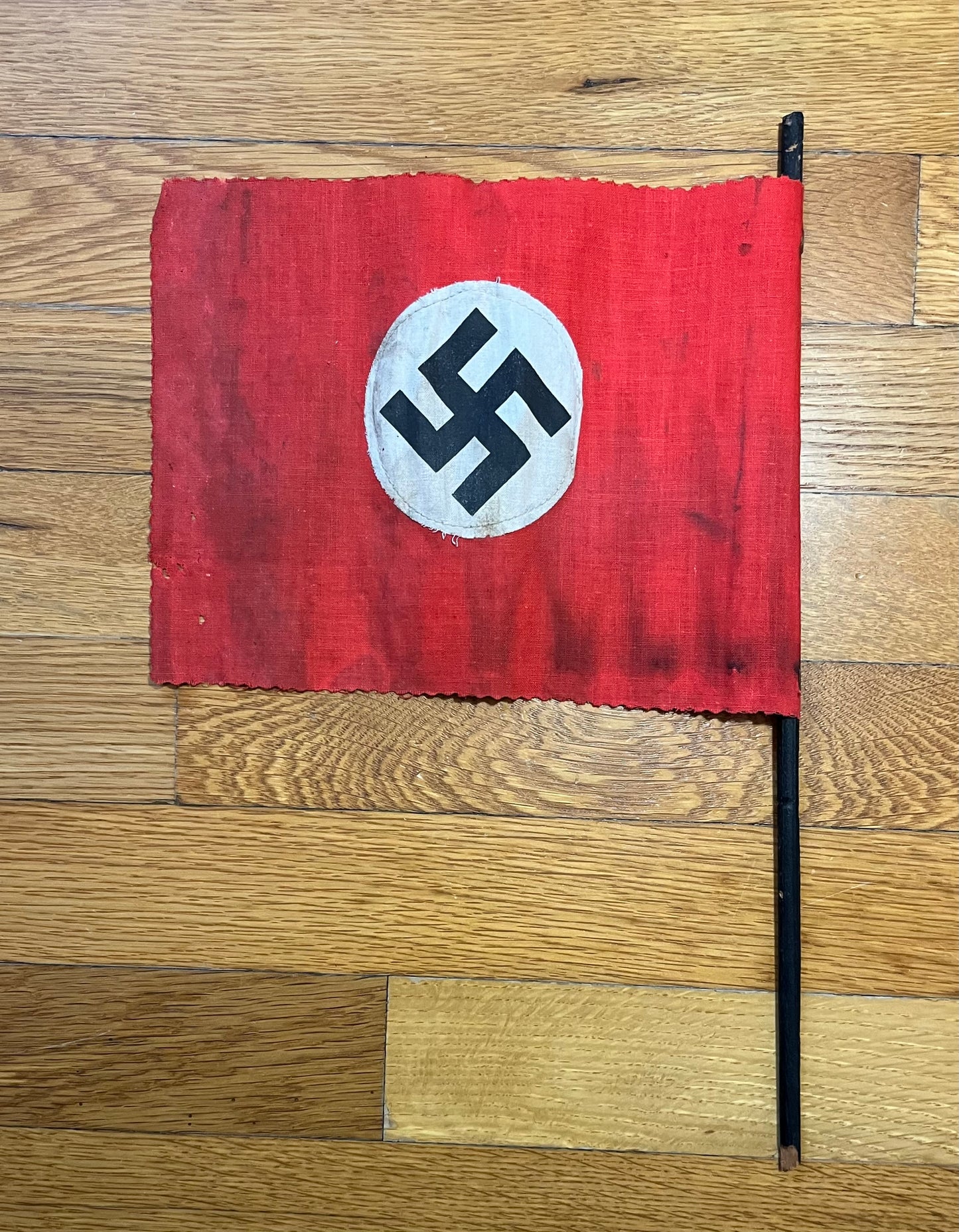 WW2 German NSDAP "Cloth" Parade / Rally Spectator Flag