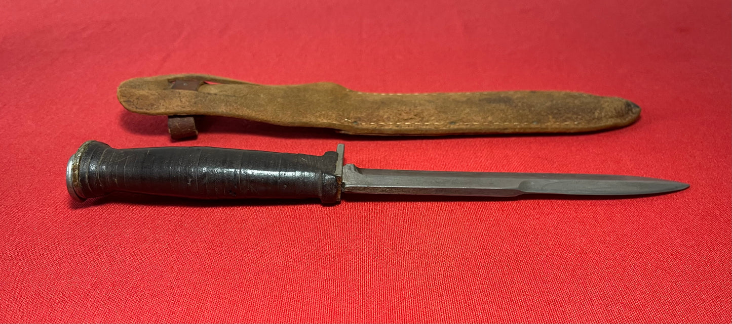 WW2 U.S. M3 Commercial Fighting Knife & Scabbard