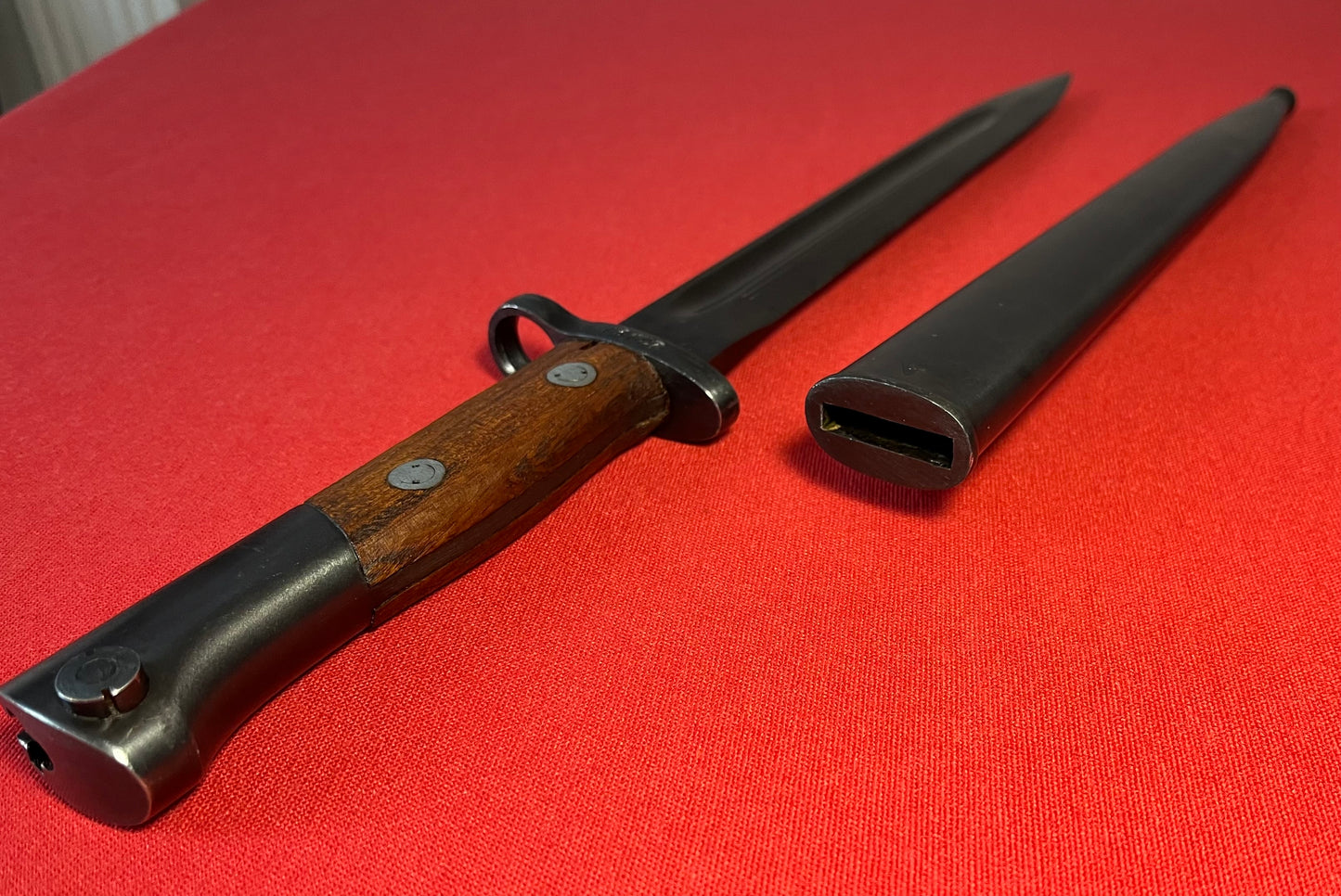 Yugo Yugoslavian M48 K98 Mauser Bayonet & Scabbard with Frog