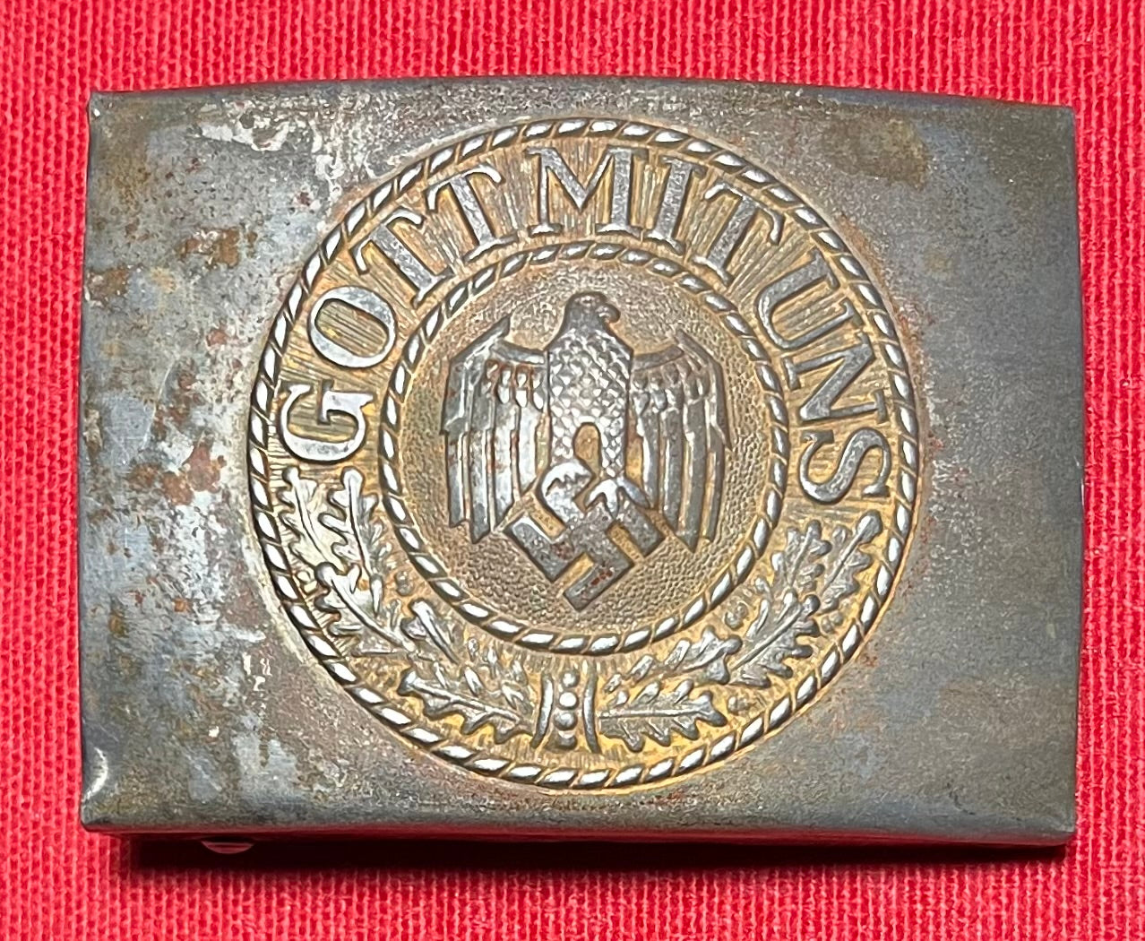 WW2 German "Heer" Army Belt Buckle Marked J.F.S Josef Feix & Söhne