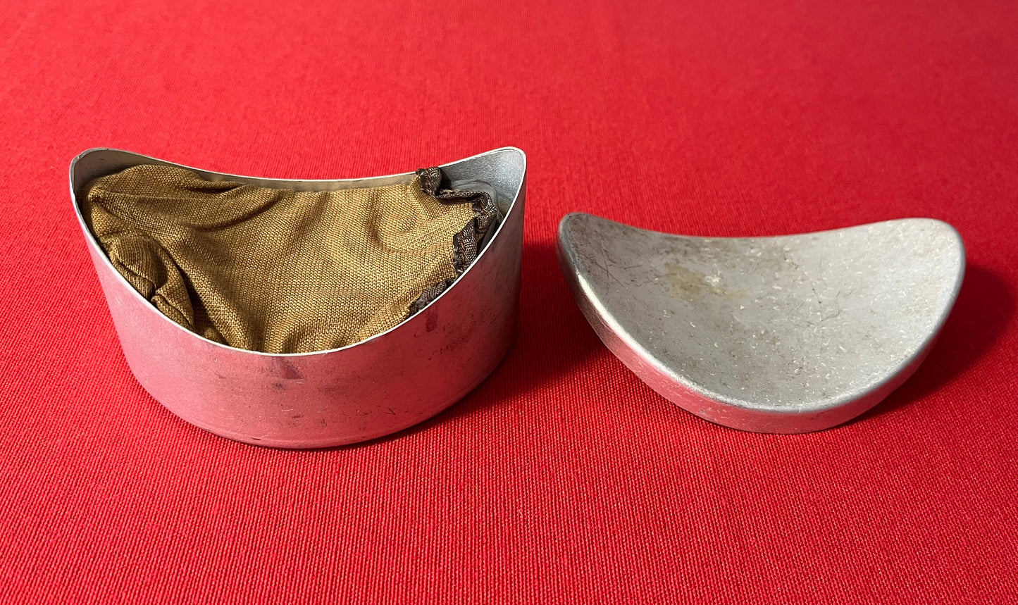 WW2 German Luftwaffe Pilot Goggle Replacement Lenses & Case