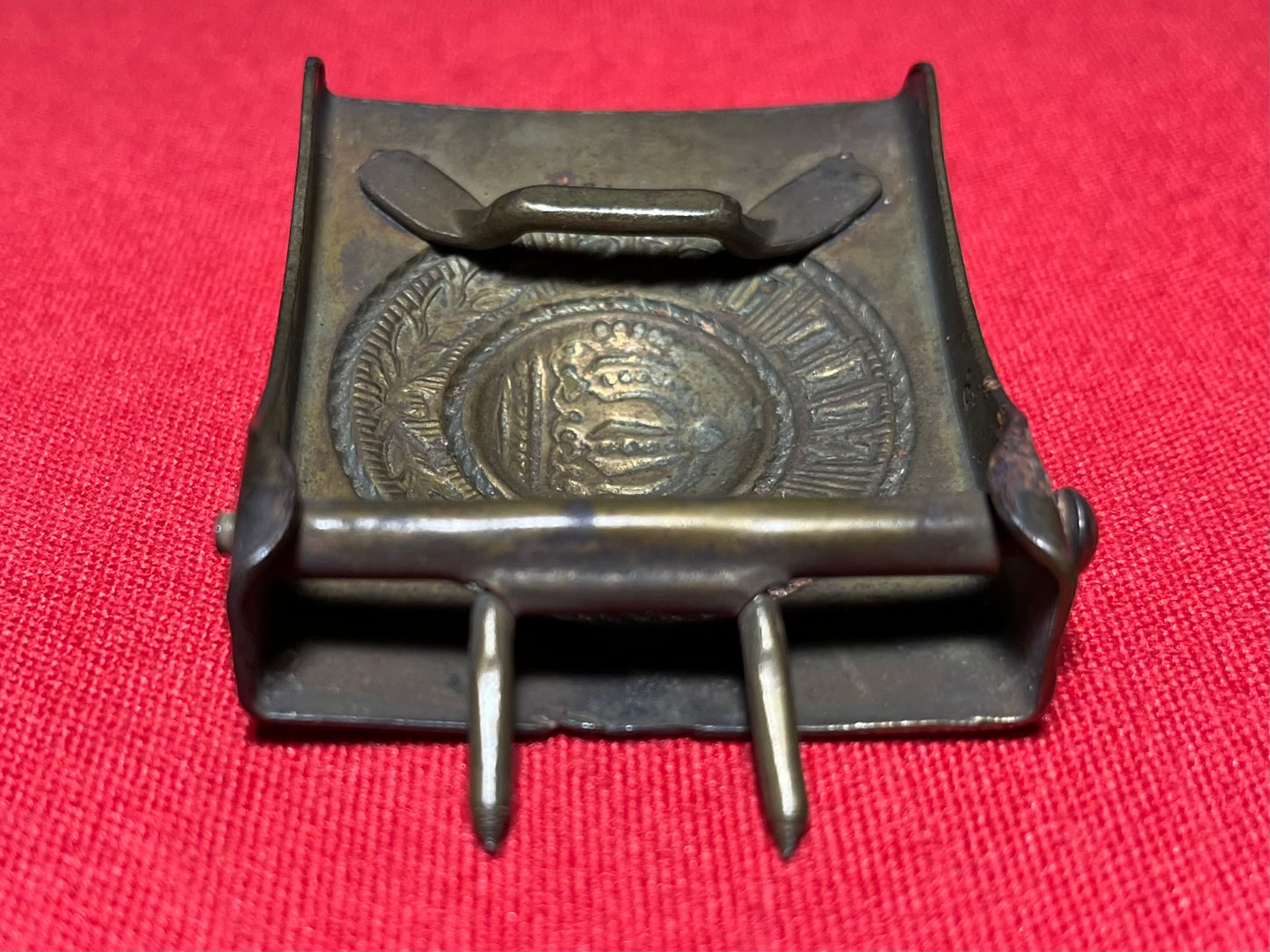 Authentic WWI German Prussian Belt Buckle "Gott Mit Uns" God Is With Us