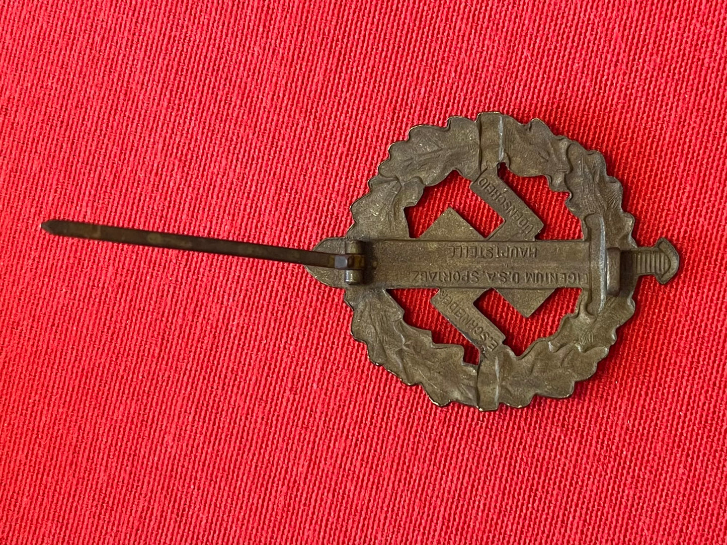 WW2 German NSDAP SA Sports Badge 2nd Class In Bronze