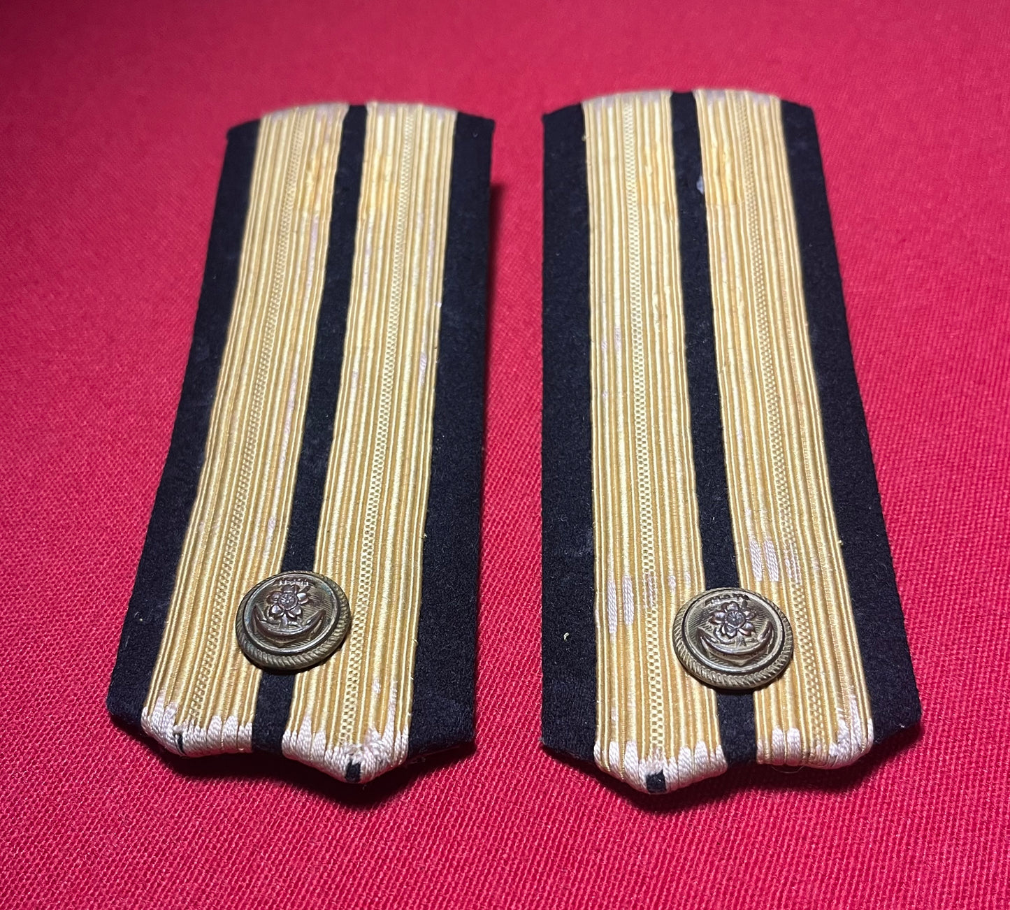 Authentic WW2 Japanese Navy Shoulder Board Pair