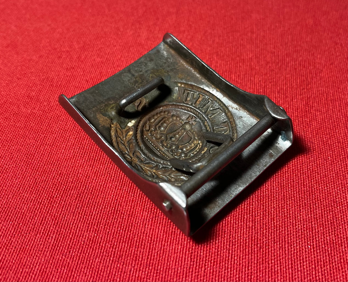 Authentic WWI German Prussian Belt Buckle "Gott Mit Uns" God Is With Us