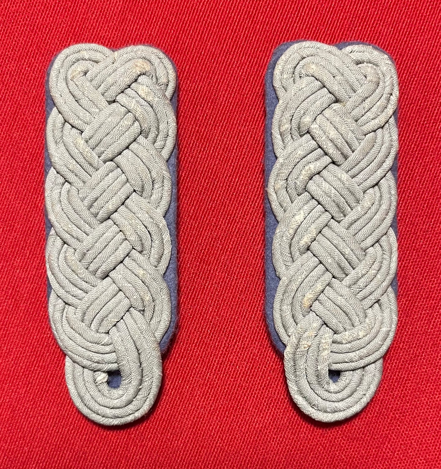 WW2 German Heer "Army" Transportation Officer's Shoulder Board Pair / Authentic