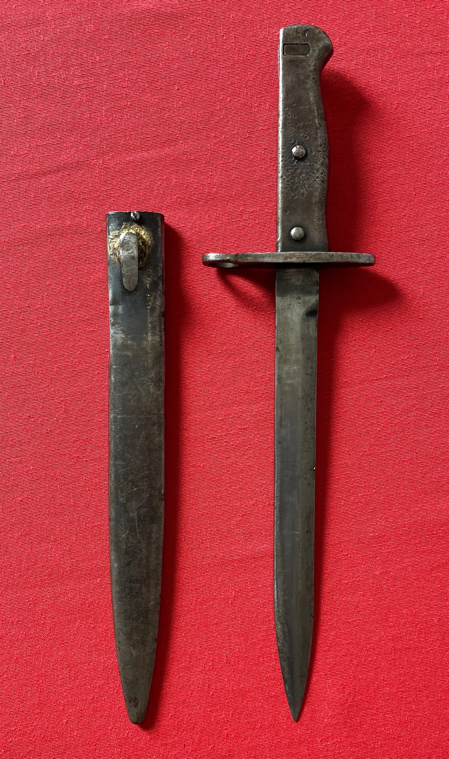 WW1 Ottoman Turkish M.1916 Ersatz Bayonet & Scabbard - German Made