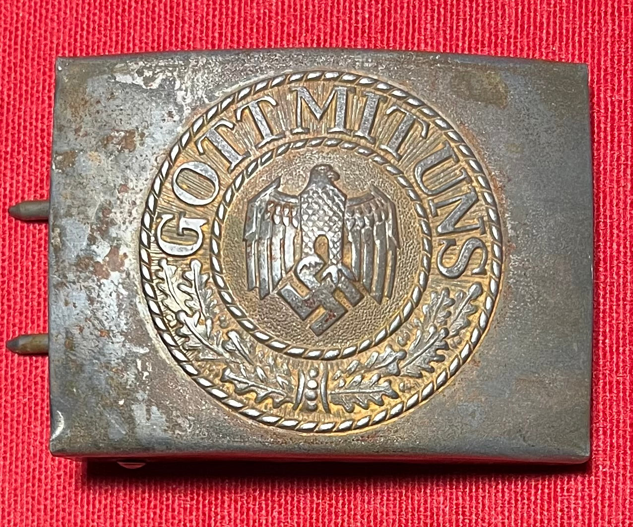 WW2 German "Heer" Army Belt Buckle Marked J.F.S Josef Feix & Söhne