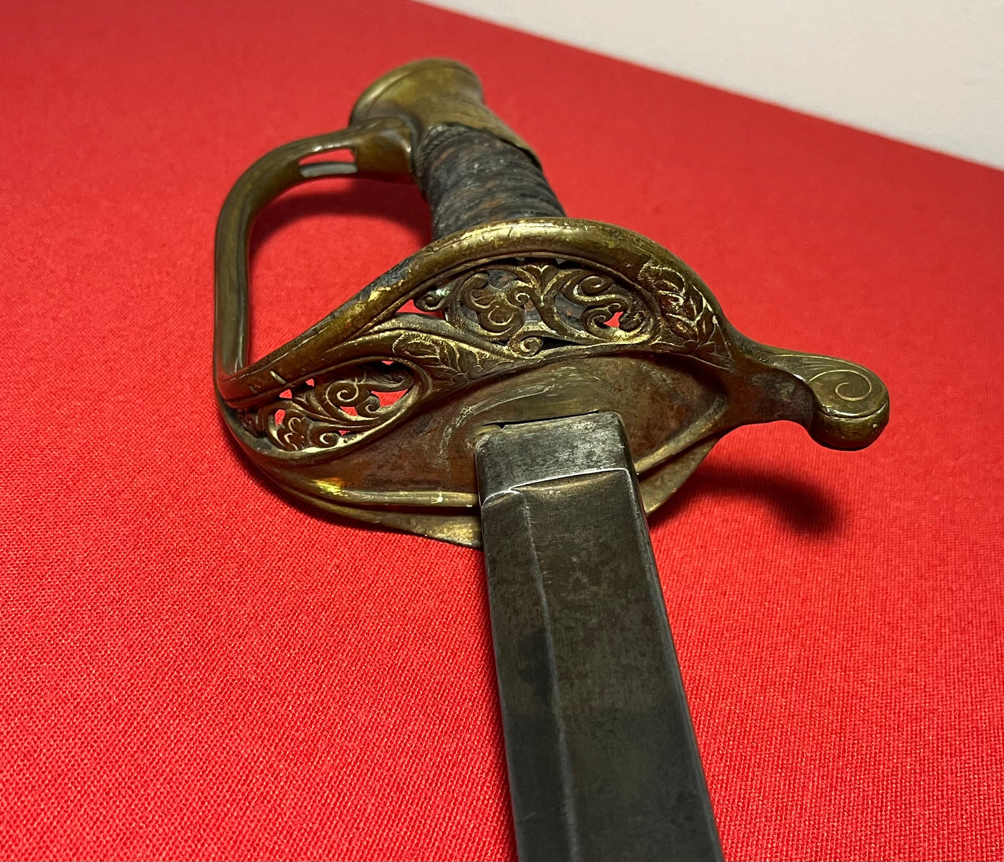 M1850 Civil War Foot Officer's Sword with Sharkskin Scabbard