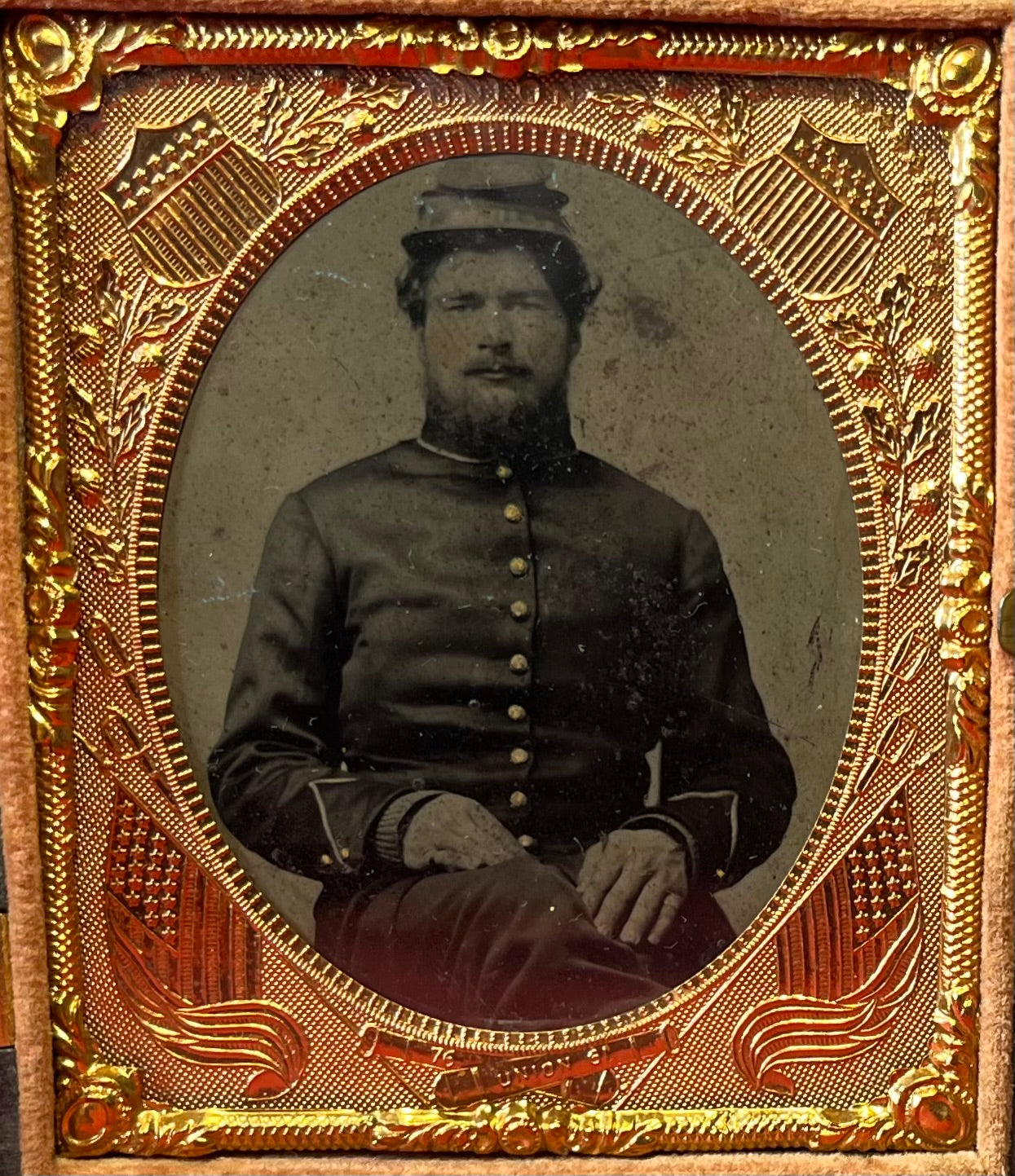 Civil War Soldier Image (Sixth Plate) in "Scarce” Constitution Case