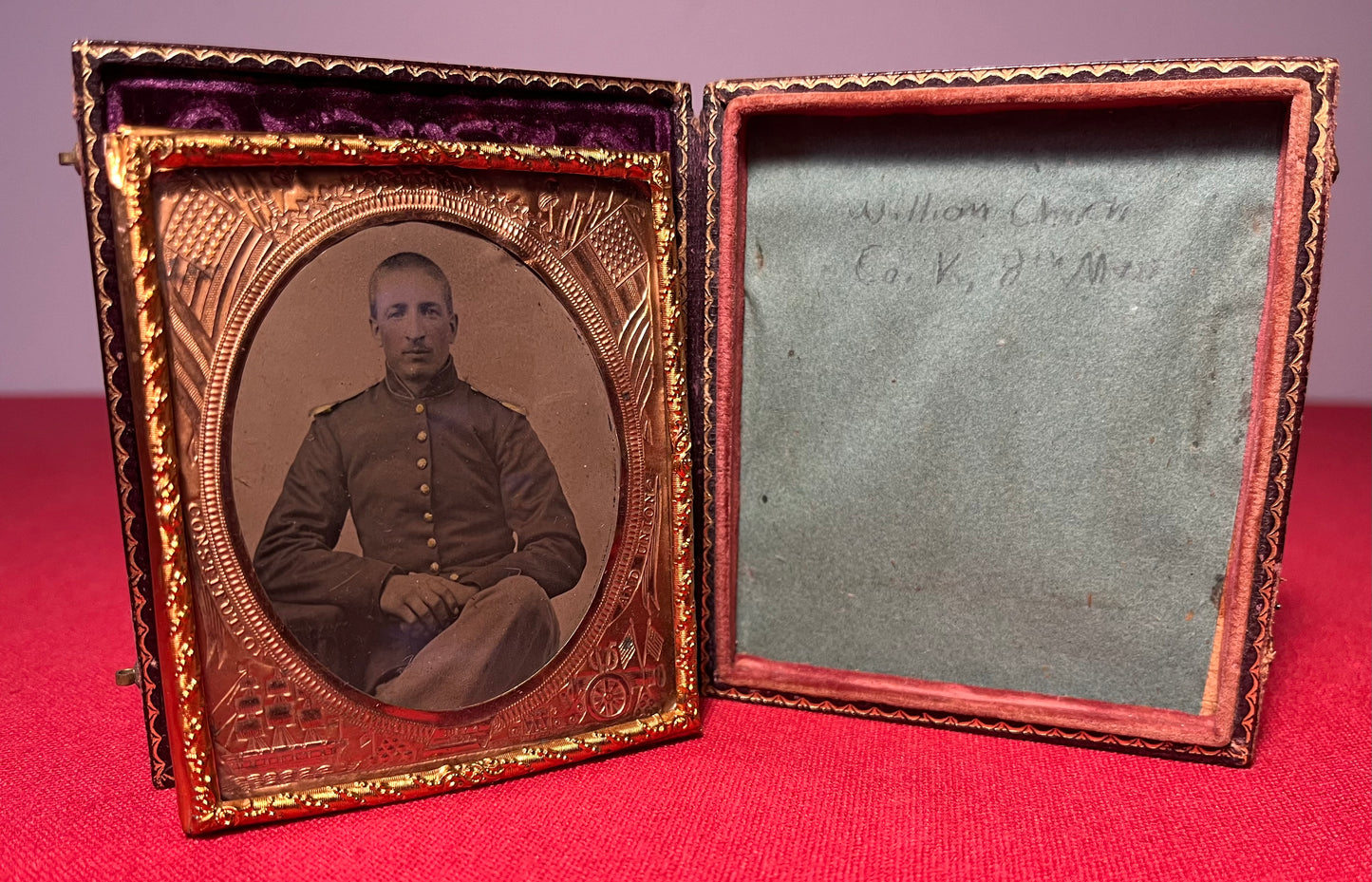 Civil War Soldier Image (Identified) William Church / Co. K 8th Massachusetts