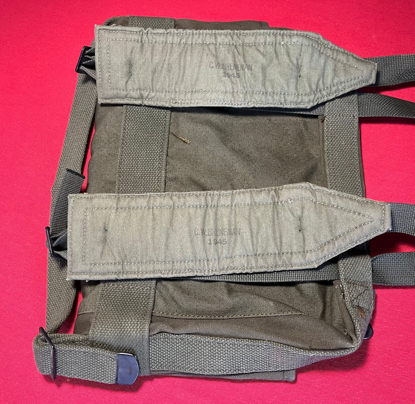 Vietnam Era USMC M1941 Lower Field Pack & Straps 1972 Dated