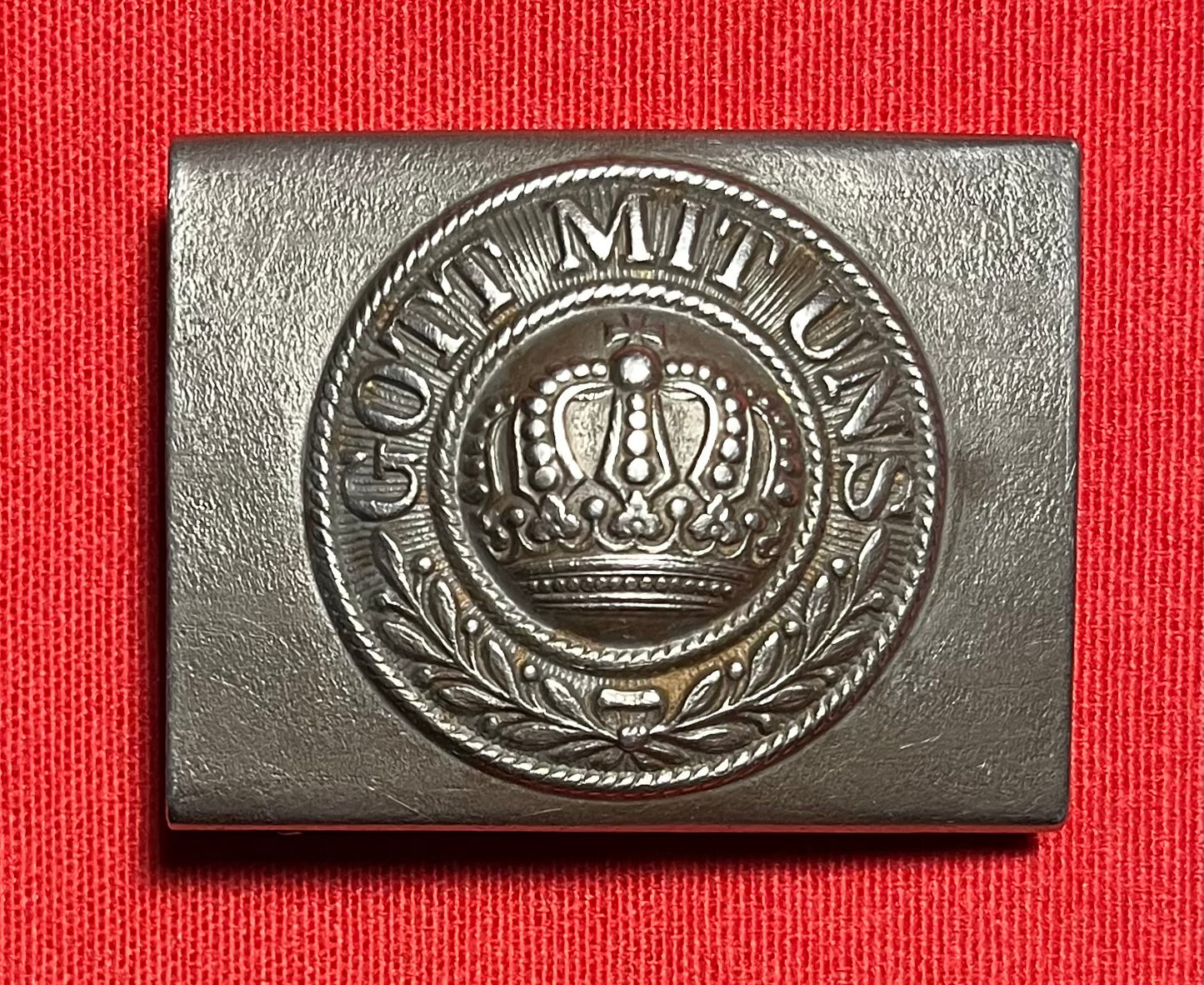 Authentic WWI German Prussian Belt Buckle "Gott Mit Uns" God Is With Us