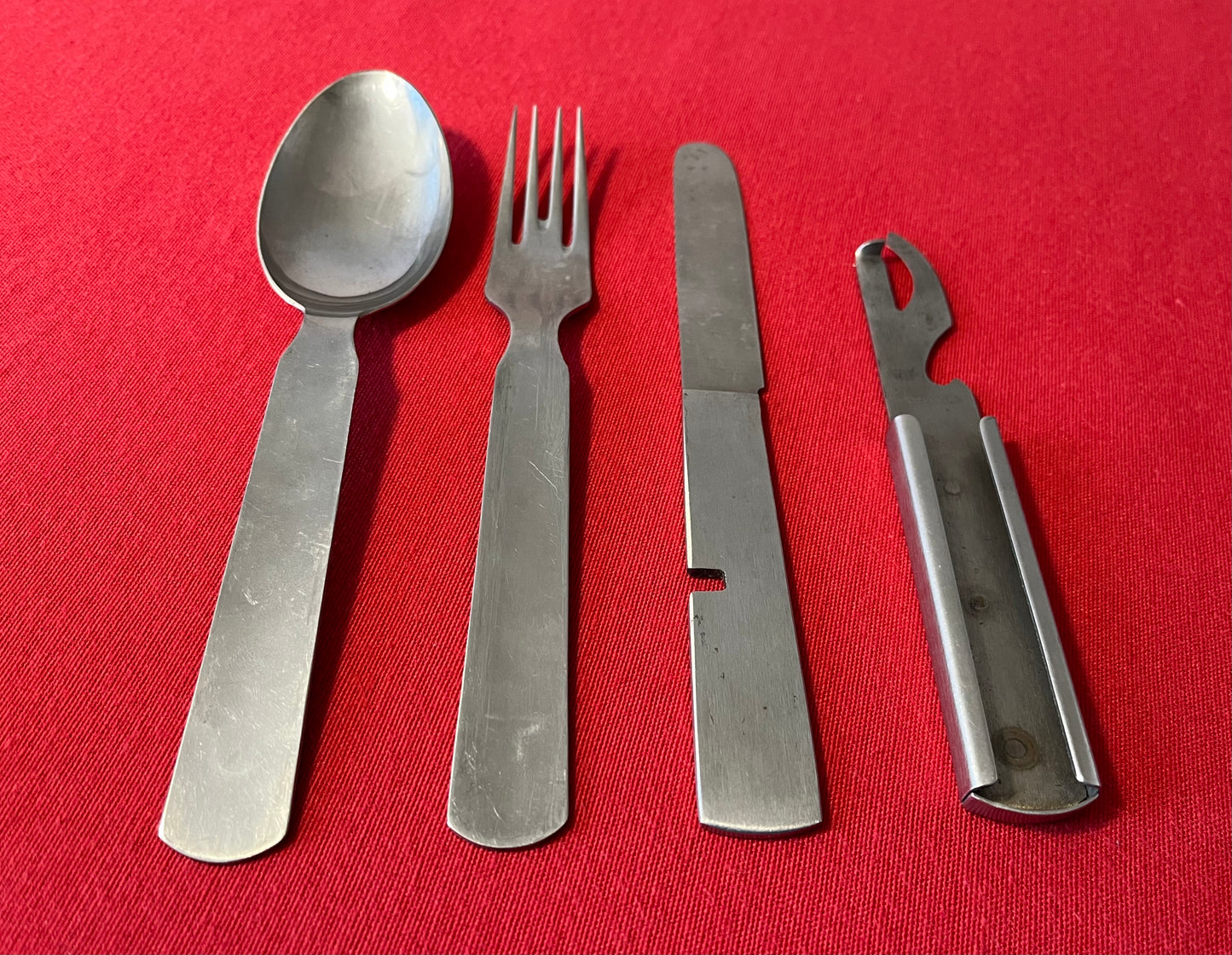 WW2 German Mess Kit Utensil Set / Dated 1941