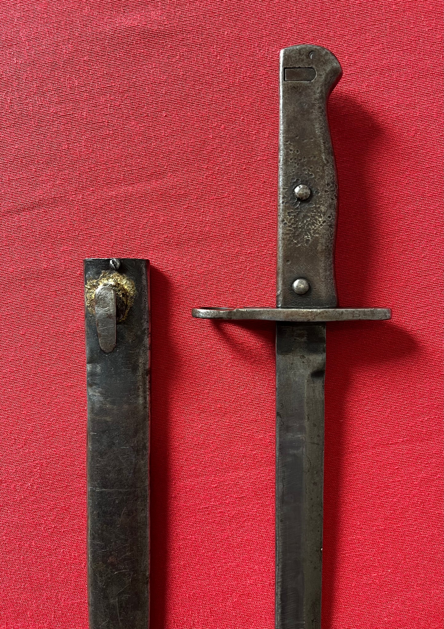 WW1 Ottoman Turkish M.1916 Ersatz Bayonet & Scabbard - German Made