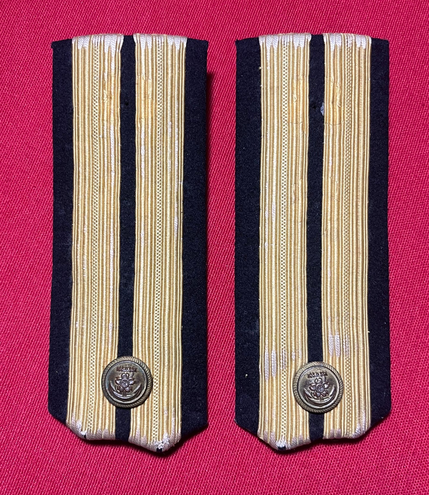 Authentic WW2 Japanese Navy Shoulder Board Pair