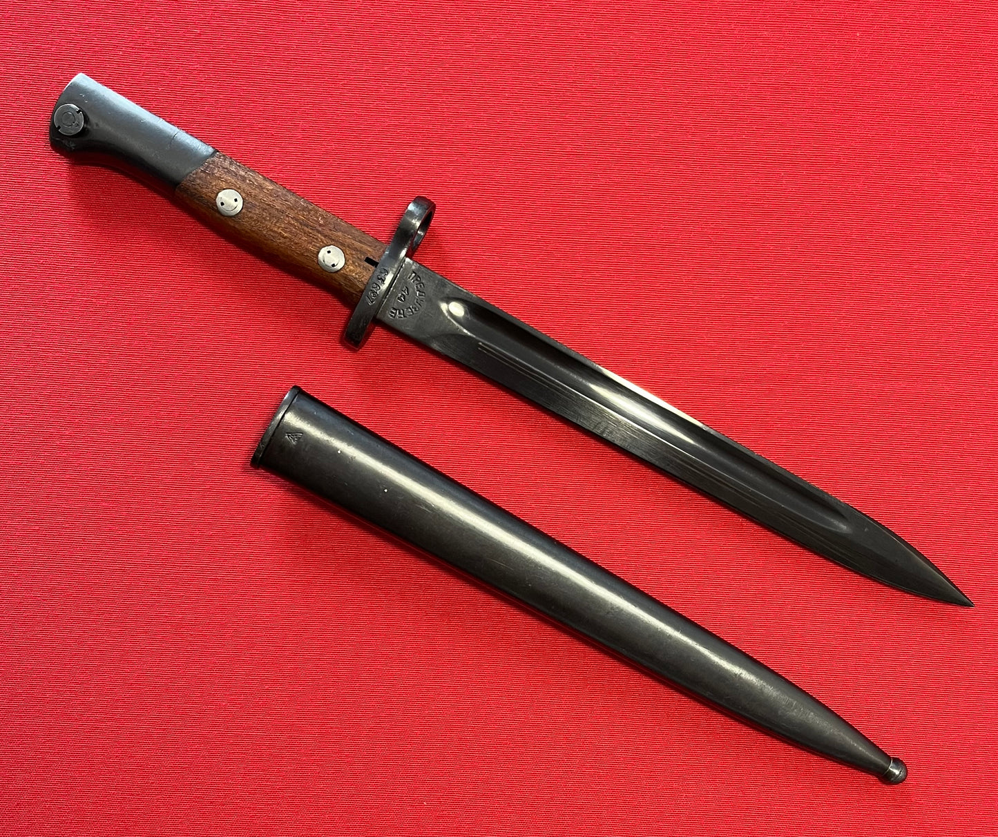 Yugo Yugoslavian M48 K98 Mauser Bayonet & Scabbard with Frog