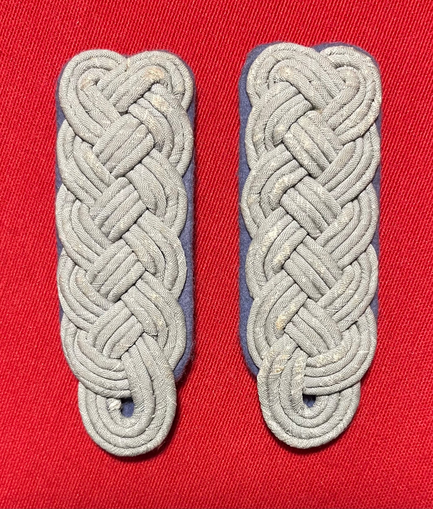 WW2 German Heer "Army" Transportation Officer's Shoulder Board Pair / Authentic