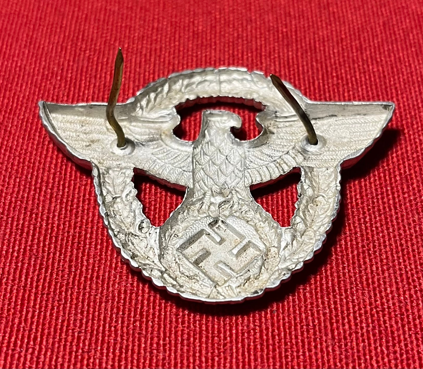 Original WW2 German NSDAP (NAZI PARTY) POLICE VISOR CAP EAGLE